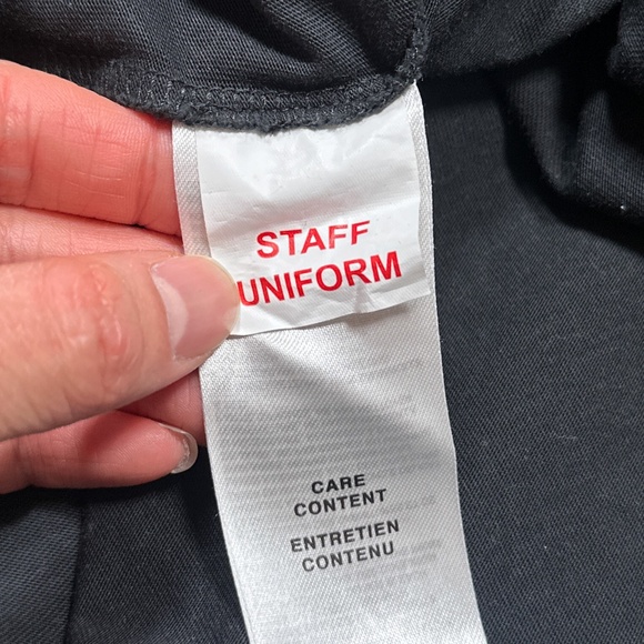 Canada Goose Gladstone Staff Uniform Black Cotton Crewneck L/S T Shirt Mens 2XL - Picture 7 of 12